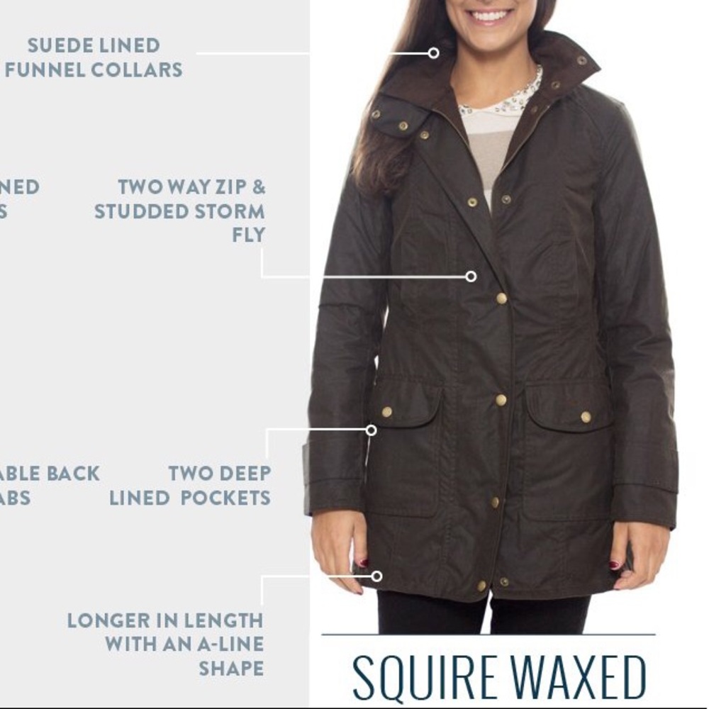 Barbour Squire Waxed Field Jacket